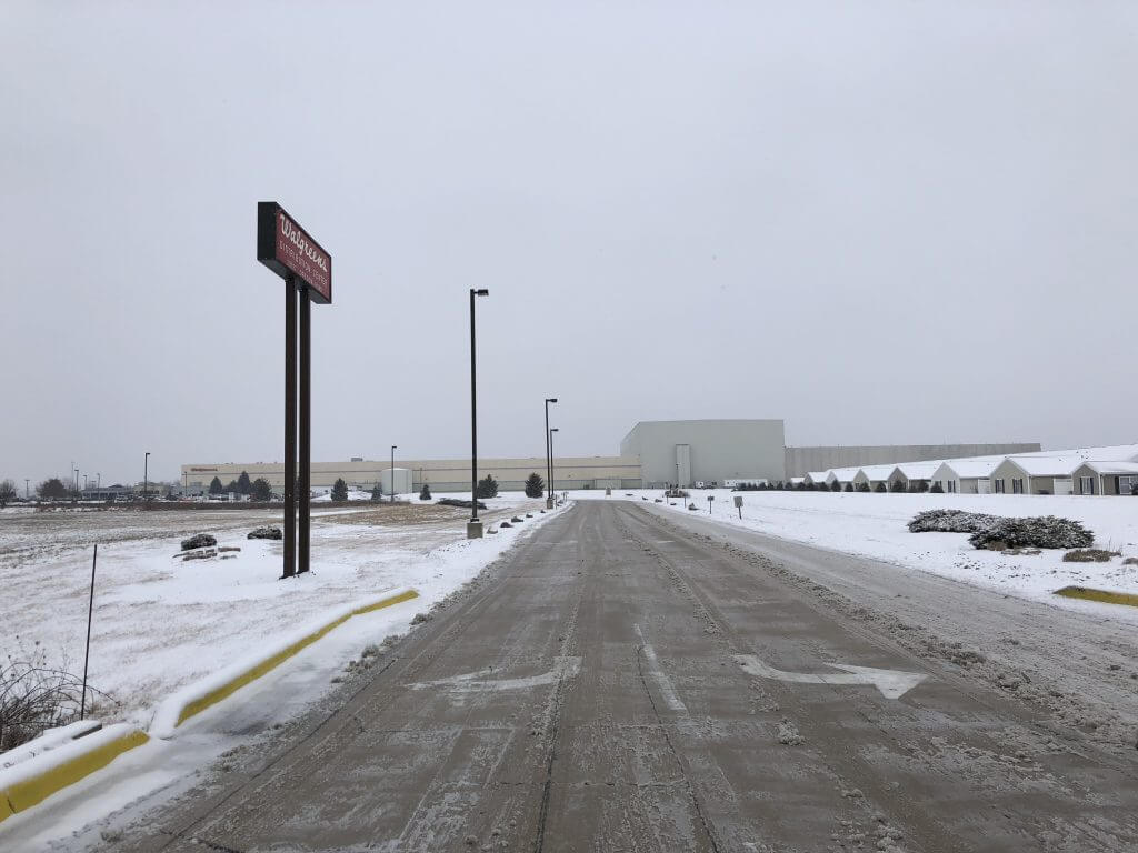 Hydronic heat and ground thaw saved the production schedule at the Walgreens Distribution Perrysburg.