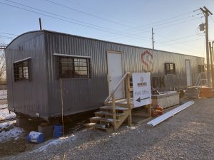 Shook construction used hydronic climate control to keep their concrete warm even in negative-degree weather.