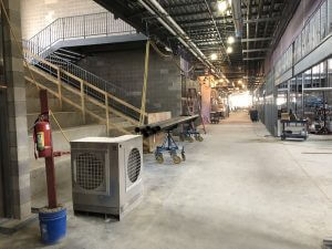 Hydronic heat helped the Fostoria team stay on schedule without breaking the bank.